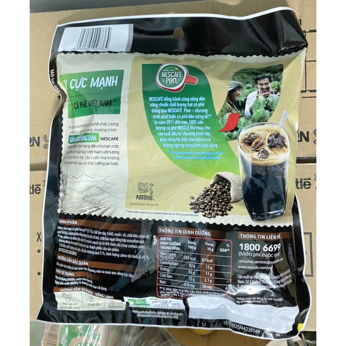 Cà Phê Việt - Cà Phê Đen Đá Nescafe Bịch (35gói) X 16G - Nestle