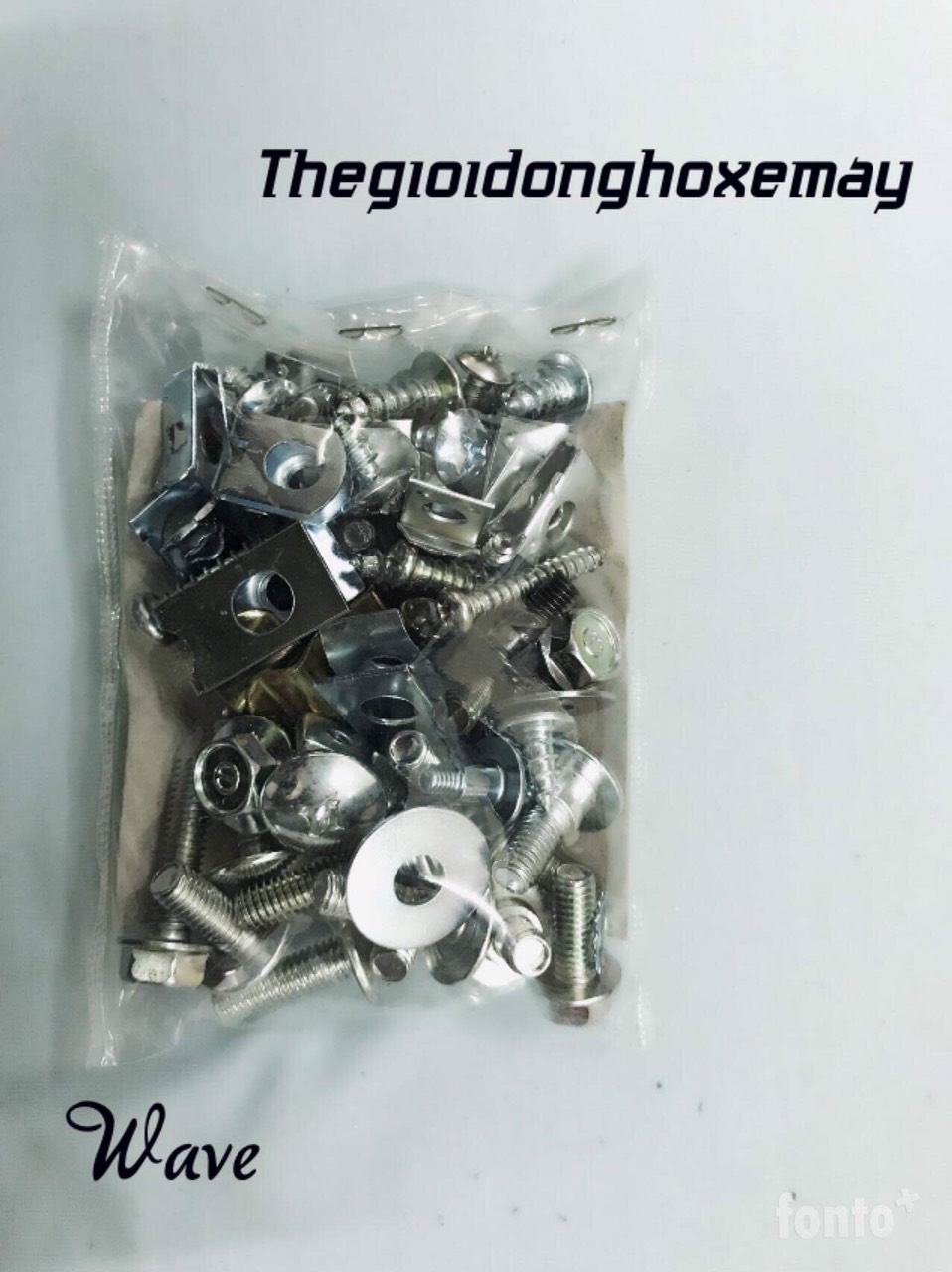 Bộ ốc vỏ nhựa xe máy ( ốc dàn áo) -wave nhỏ -wave 110 -wave TQ