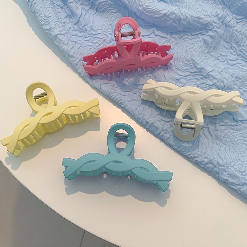 GẤP TÓC XOẮN PASTEL 11CM
