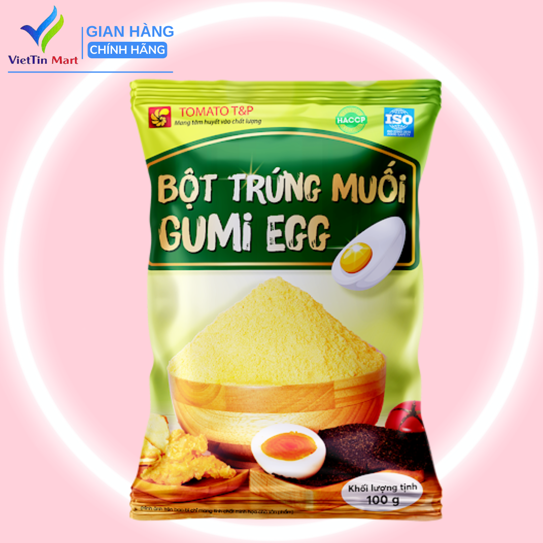 100G Bột Trứng Muối Tomato T&P