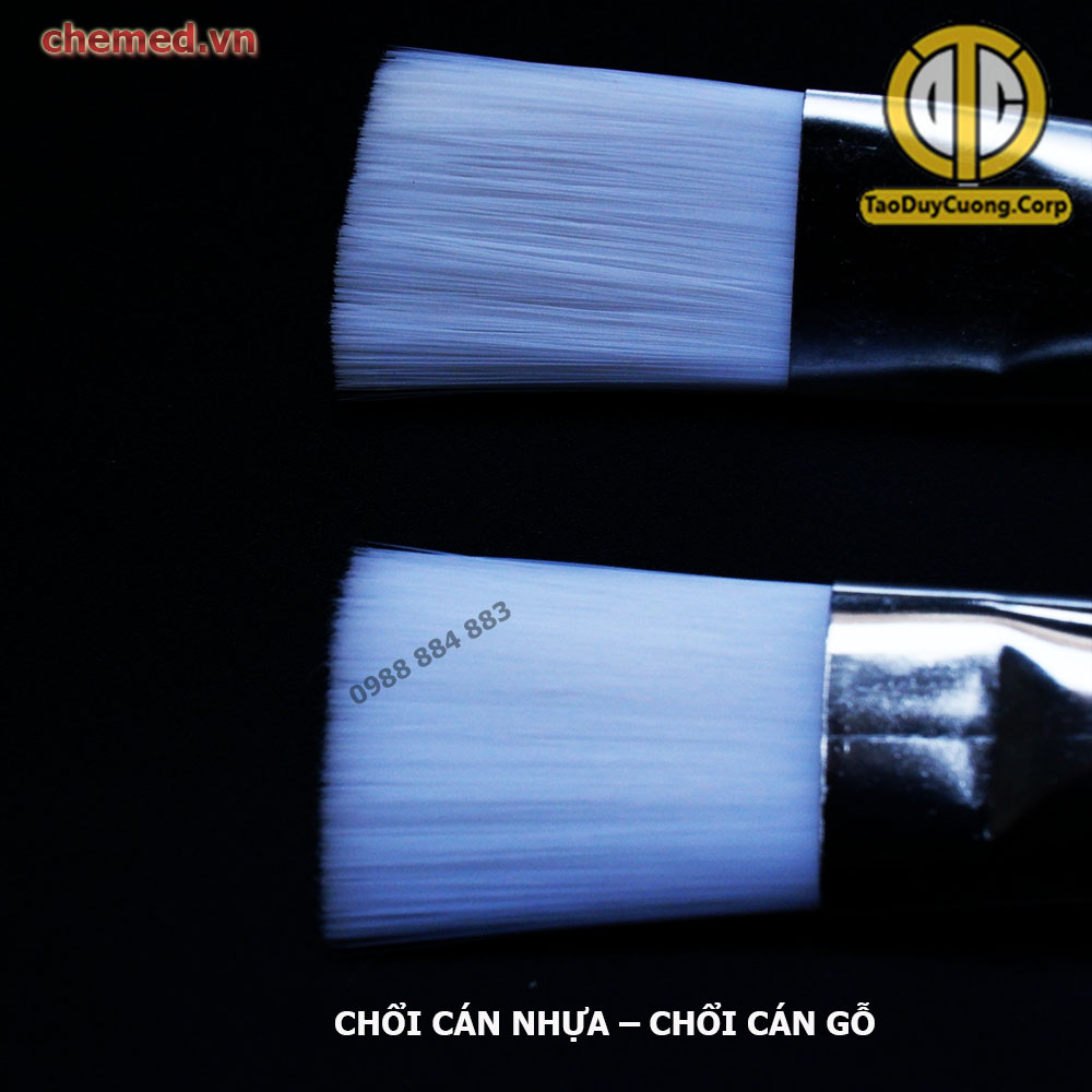 Chổi, cọ spa cán gỗ và cán nhựa dùng đắp mặt