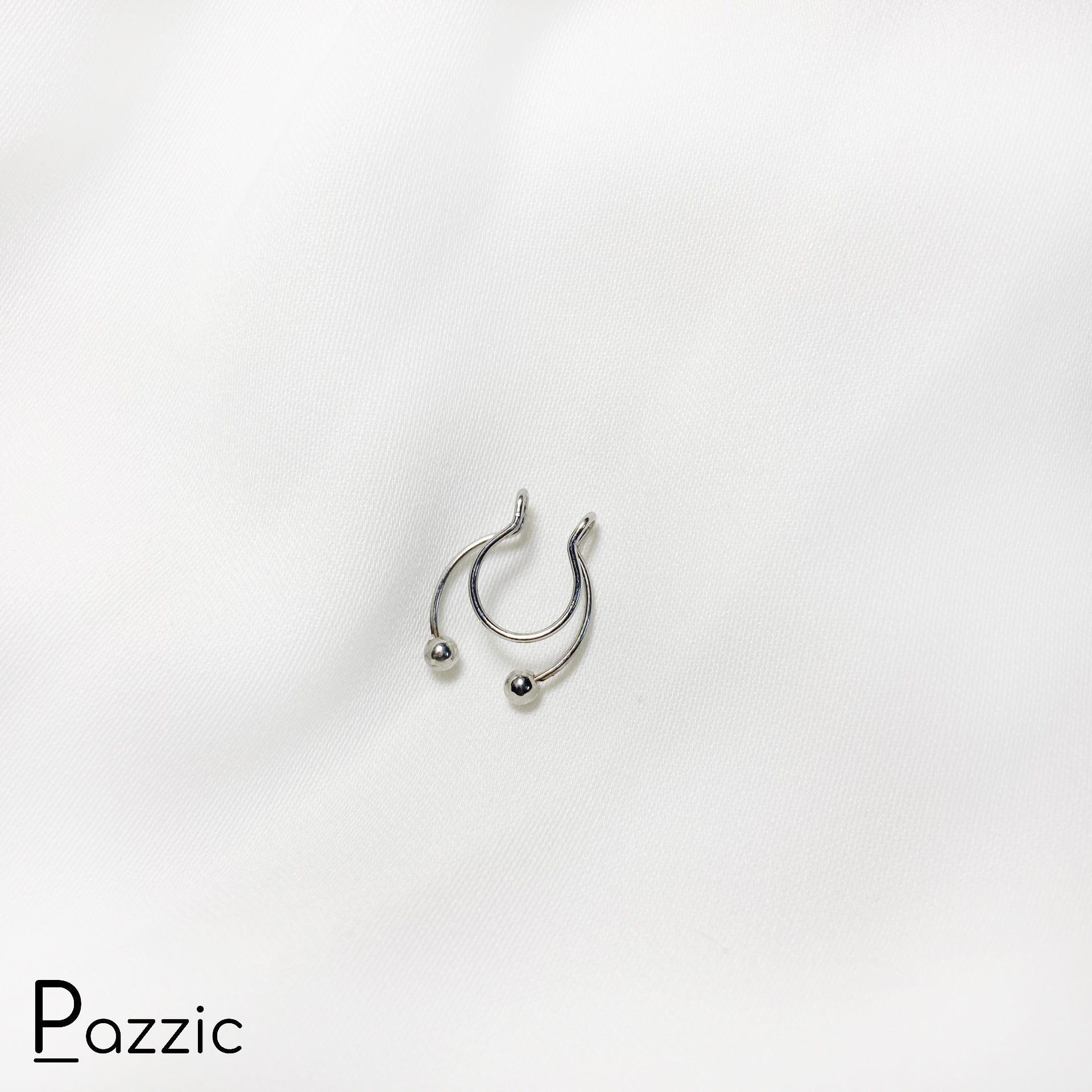 Khuyên mũi kẹp giữa giả Pazzic