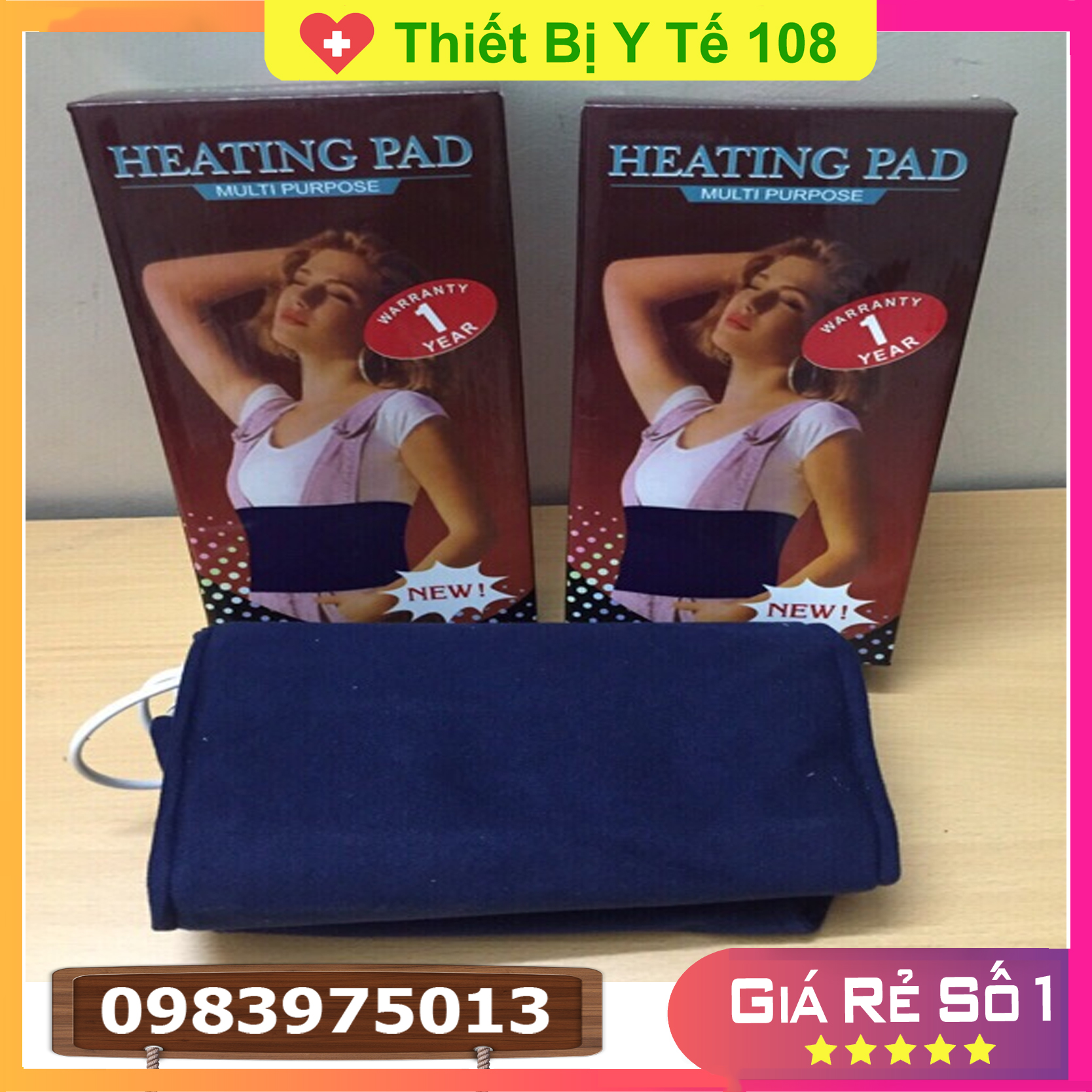 Đai Quấn Nóng Giảm Mỡ Bụng Heating Pad