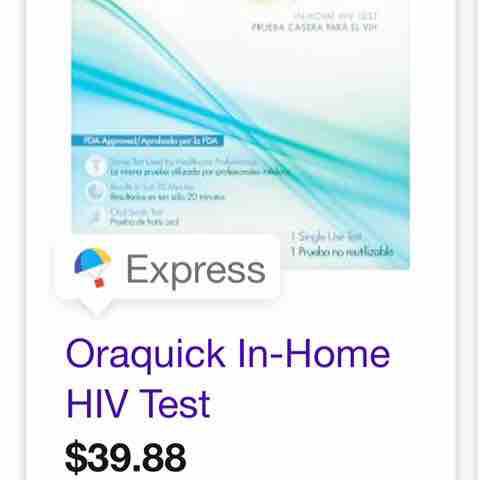 Que test HIV bằng dịch miệng OraQuick Hoa Kỳ