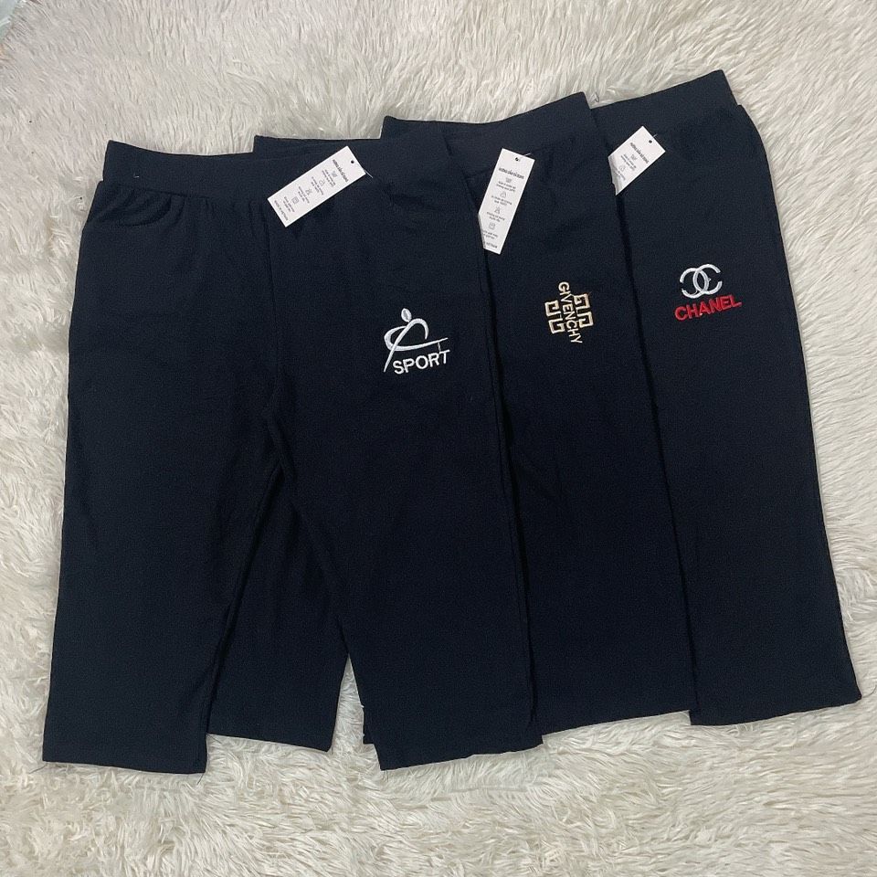 Quần legging ngố vải thun cotton co giãn thoải mái Freesize 40-60kg