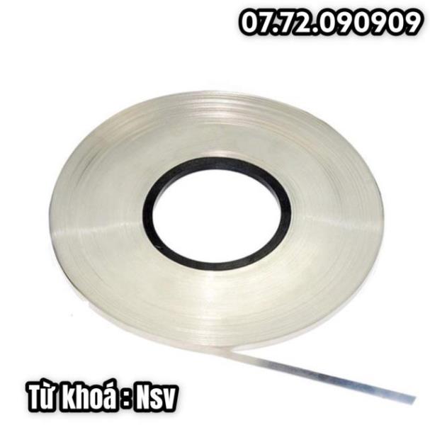 Nsv Kẽm hàn cell 0.2x8mm cuộn 1 mét dành cho hàn cell pin