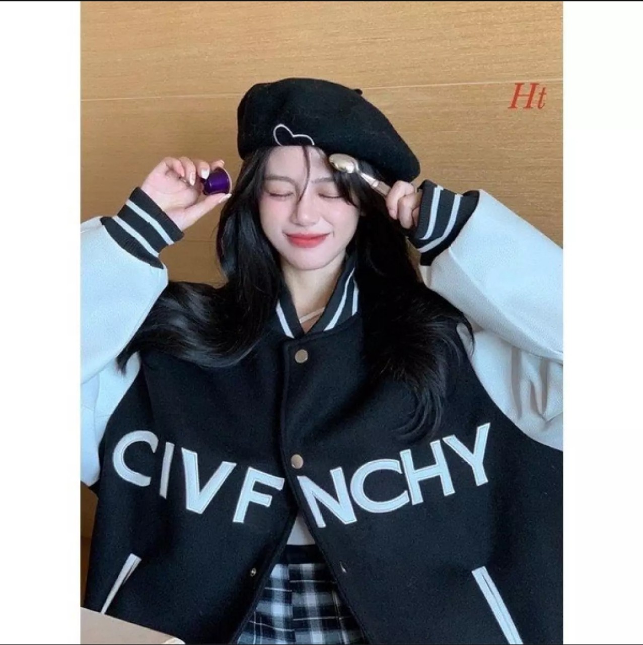 Áo Khoác Bomber Phối tay trắng CIVF. ÁO khoác nam nữ chất nỉ cotton phong cách hàn quốc .thời trang hottrend 365