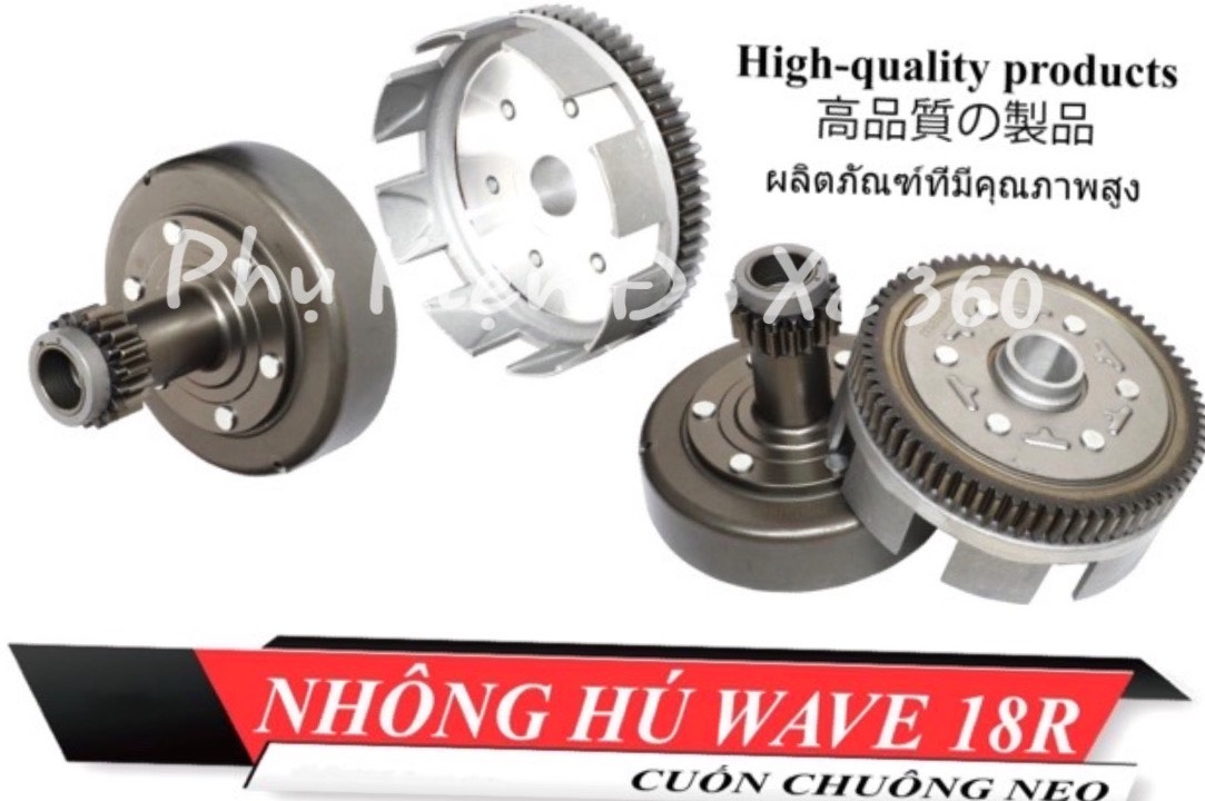Nhông hú độ đấu 18 răng cho Wave Dream