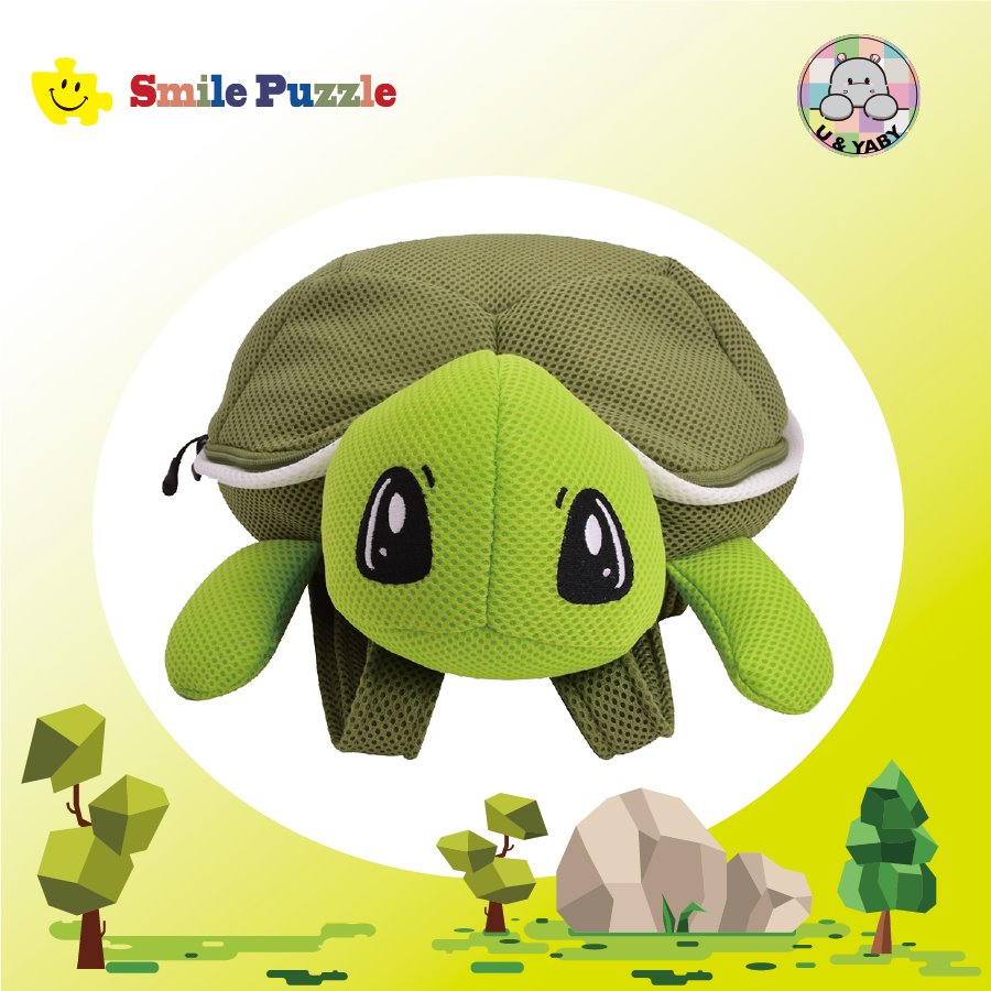 [HCM]Balo Con Rùa U&YABY cho bé (Smile Puzzle)