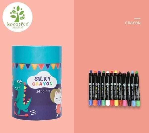 Hộp 24 màu sáp Silky Crayon KOCOTREE