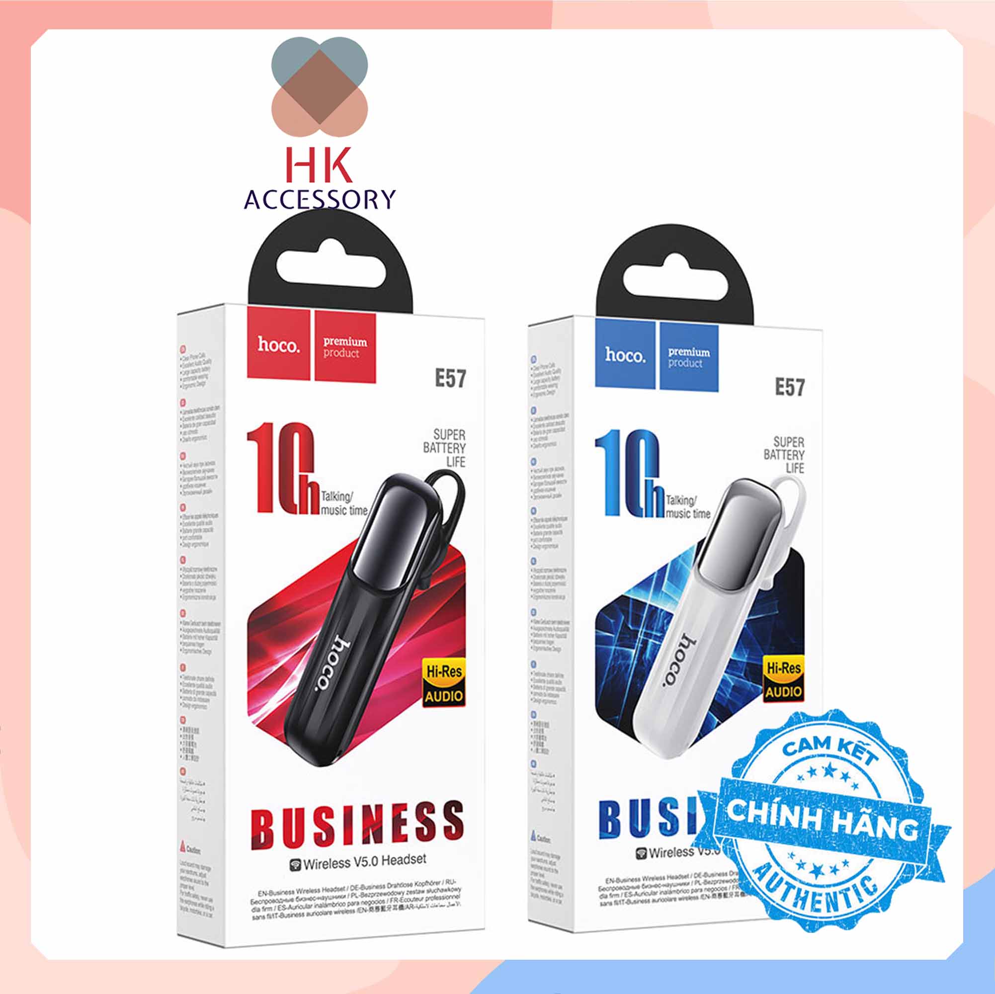 Tai nghe Bluetooth HOCO E57 Hàng chính hãng