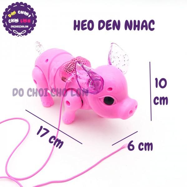 ( FREE SHIP - MUA 1 TẶNG 1 ) Đồ chơi chú HEO ( Lợn) biết đi có dây dắt ( chạy pin )