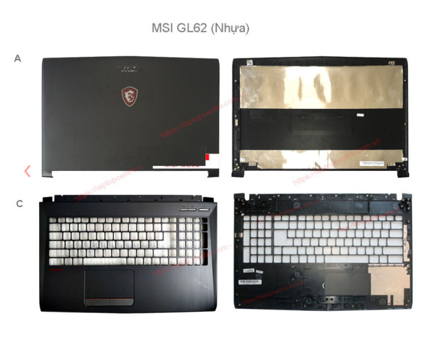 Bảng giá Thay vỏ laptop MSI GL62 GP62 GV627RD-6QG 6QF MS-16J9 16JF 16JV Phong Vũ