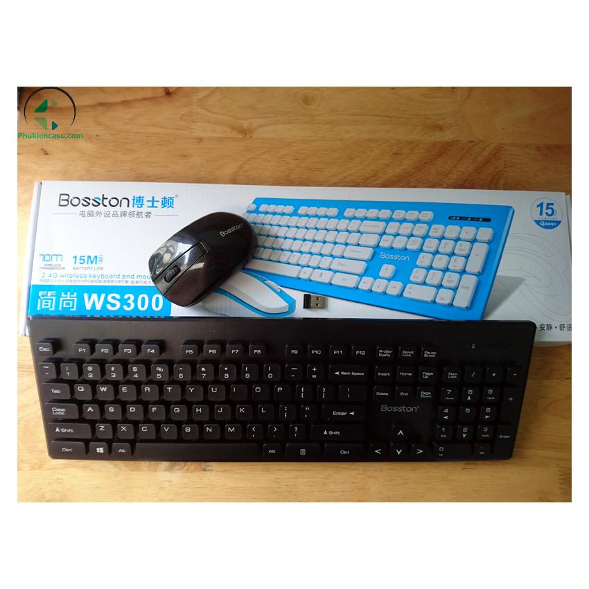 Combo chuột và bàn phím không dây Bosston WS-300