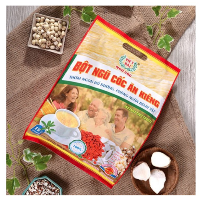 Bột Ngũ Cốc Ăn Kiêng Việt Đài Gói 600g