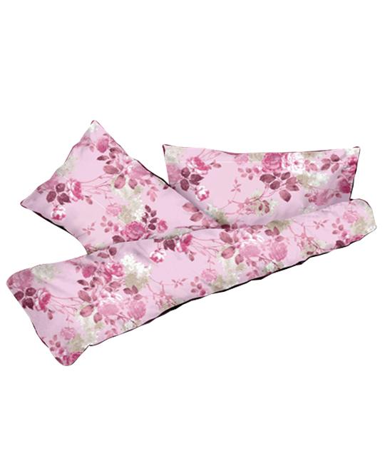 Bộ drap và chăn chần bông micro satin Malaysia Windsir 160 x 200 cm (Flowering)