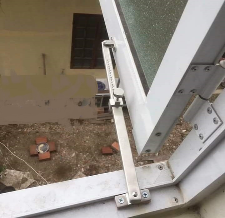 Thanh chống gió cửa sổ inox 304, chốt cố định cửa sổ đón gió EL