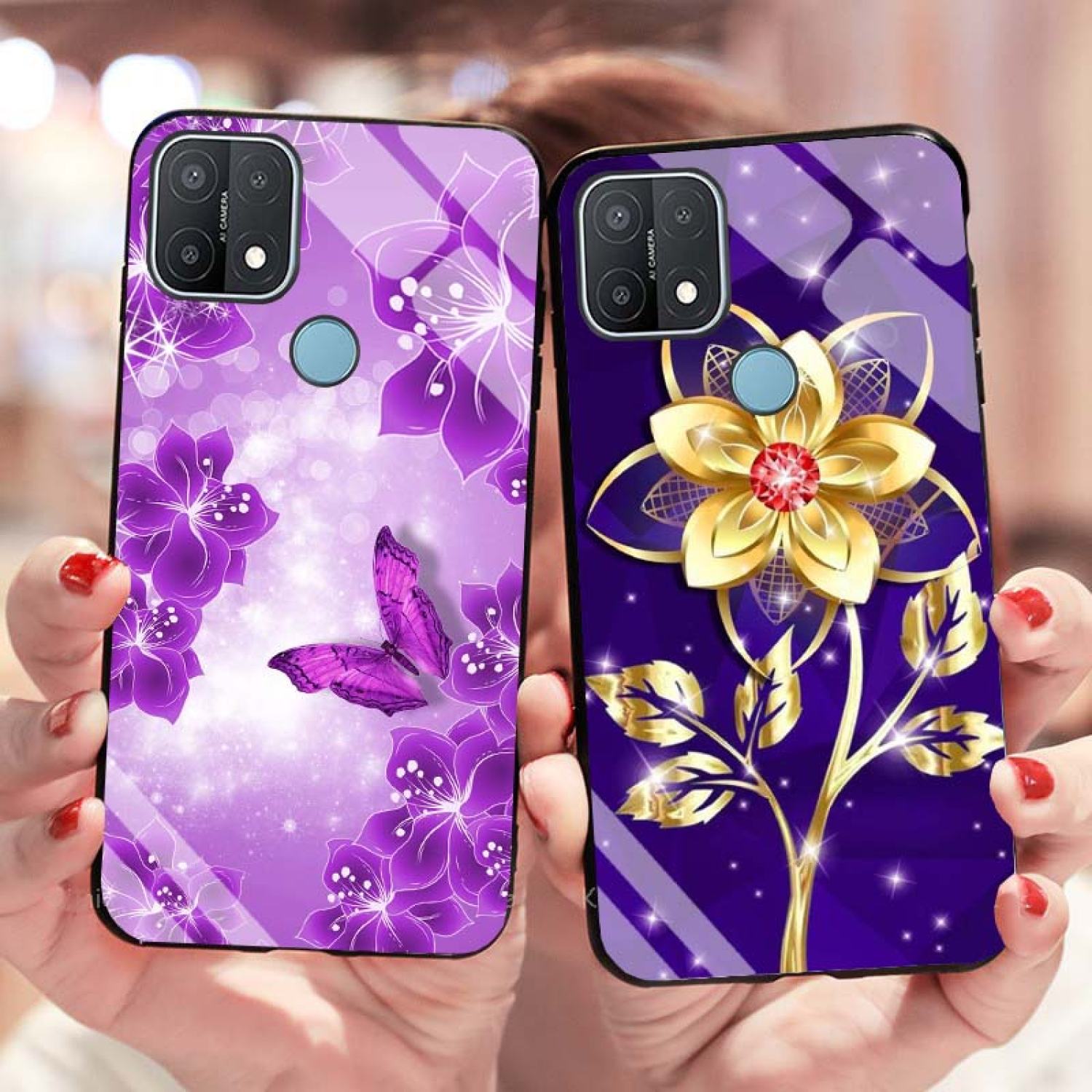 Ốp Oppo A15, A15s Lưng Kính Cường Lực Mới ƞhất