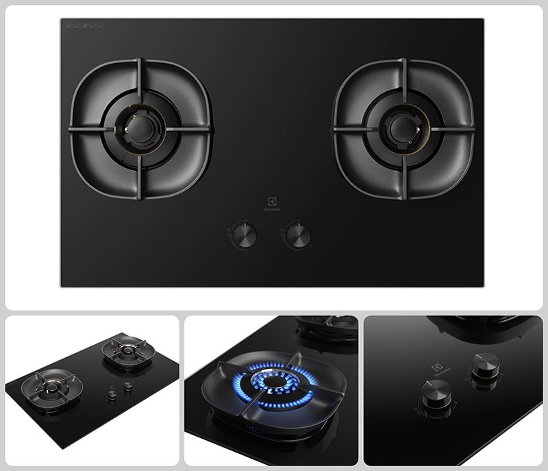 99% ready stock Electrolux ehg8250bc gas stove + gift goat collar gas wire-24 months warranty