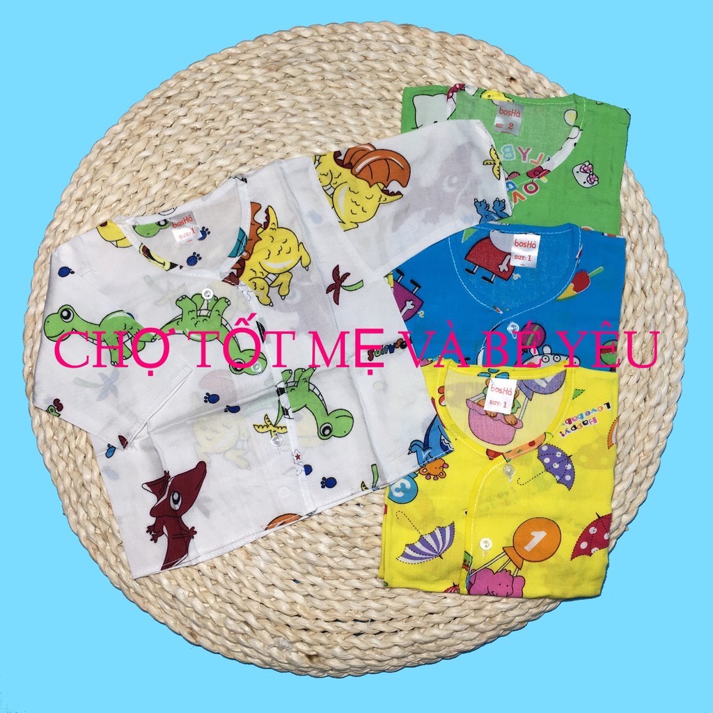 ÁO MẶC MÁT CHO BÉ,ÁO VẢI TON, ÁO LANH CHO BÉ (3-10kg)