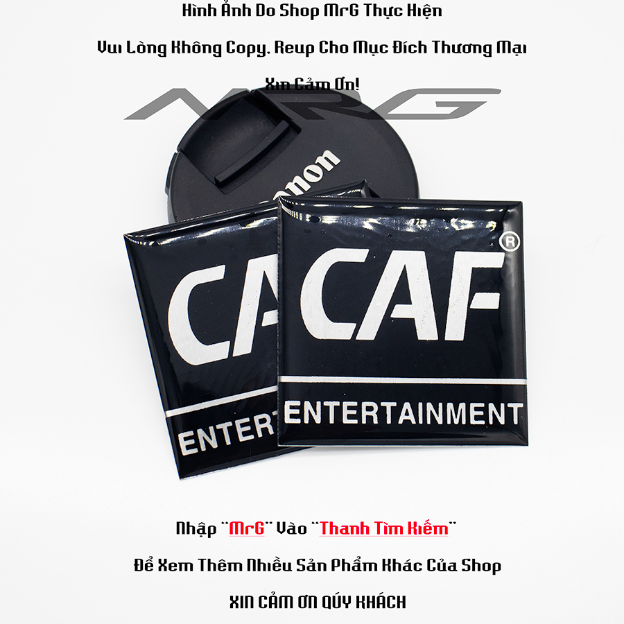 Cặp 2 Tem Loa CAF (c.a.f) 5cm x 5cm