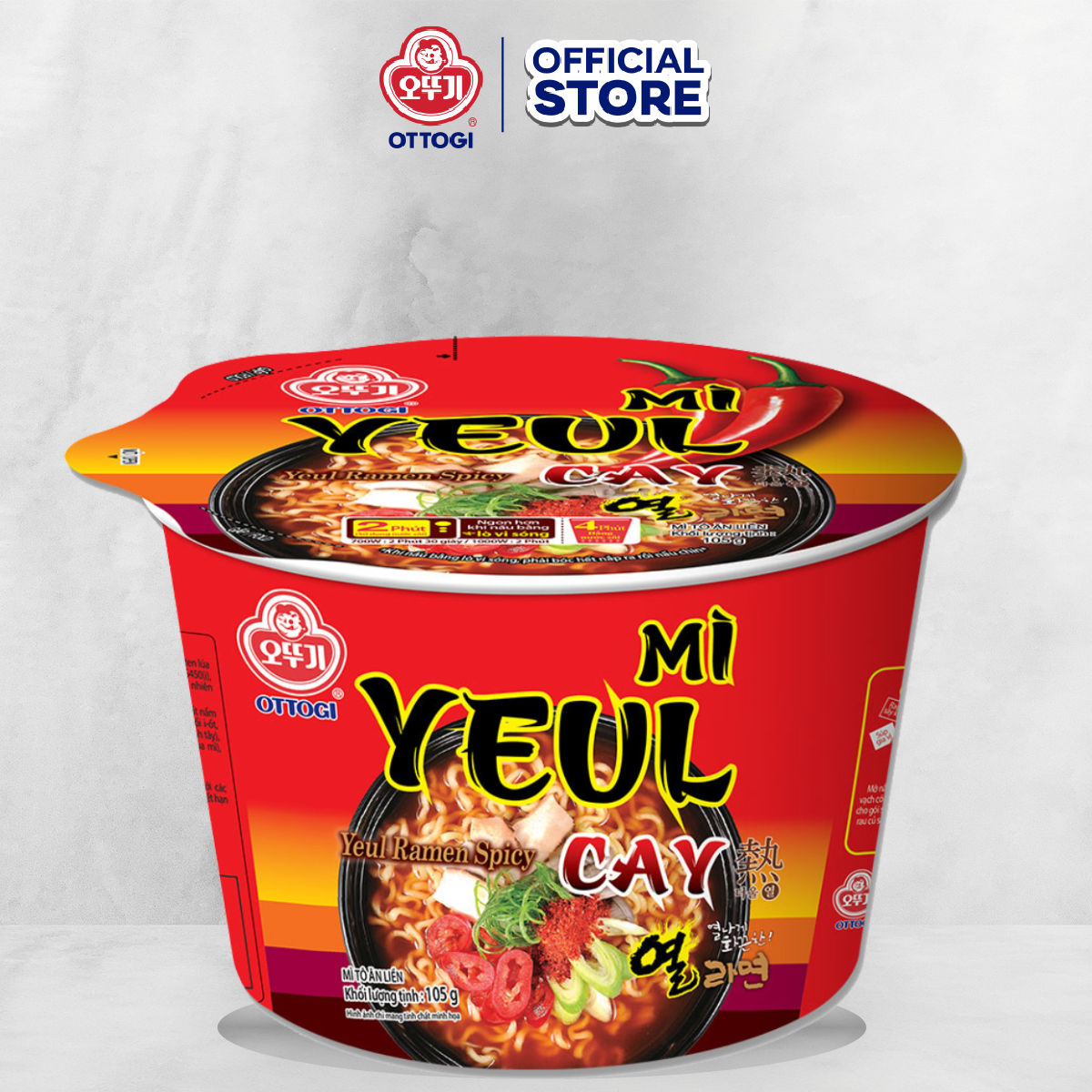Mì tô yeul cay ottogi 105g