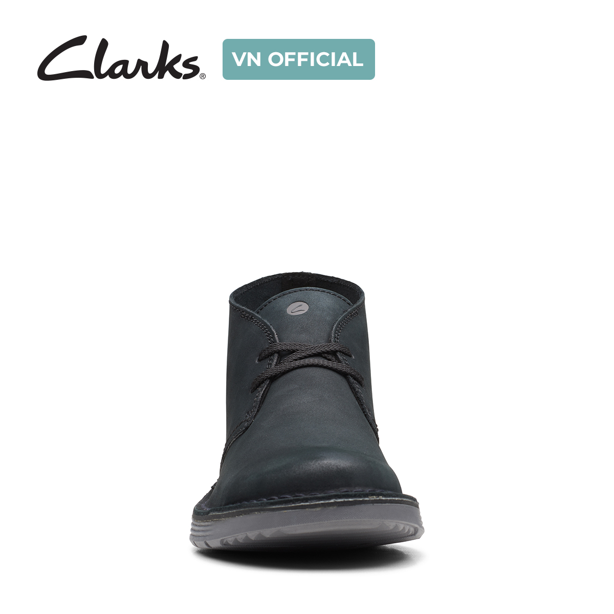 Giày Bốt Da Nubuck Nam Clarks - Brahnz Mid
