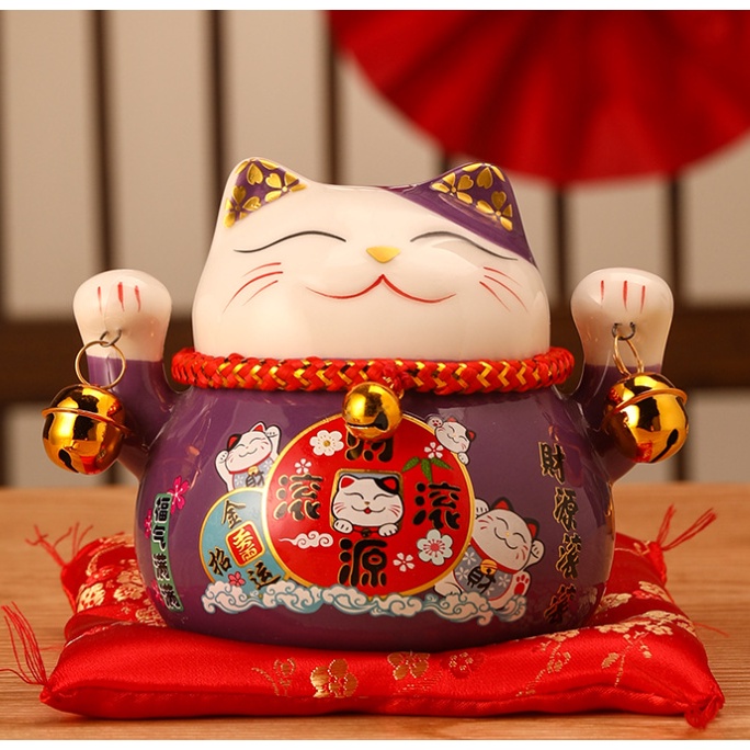 Mèo thần tài may mắn maneki neko - mèo chiêu tài - quà tặng lý tưởng