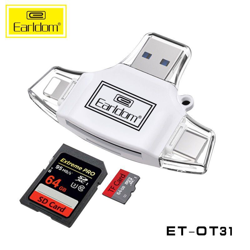 Đầu Lọc Thẻ Nhớ Đa Năng Earldom All in 1 Hàng Cao cấp