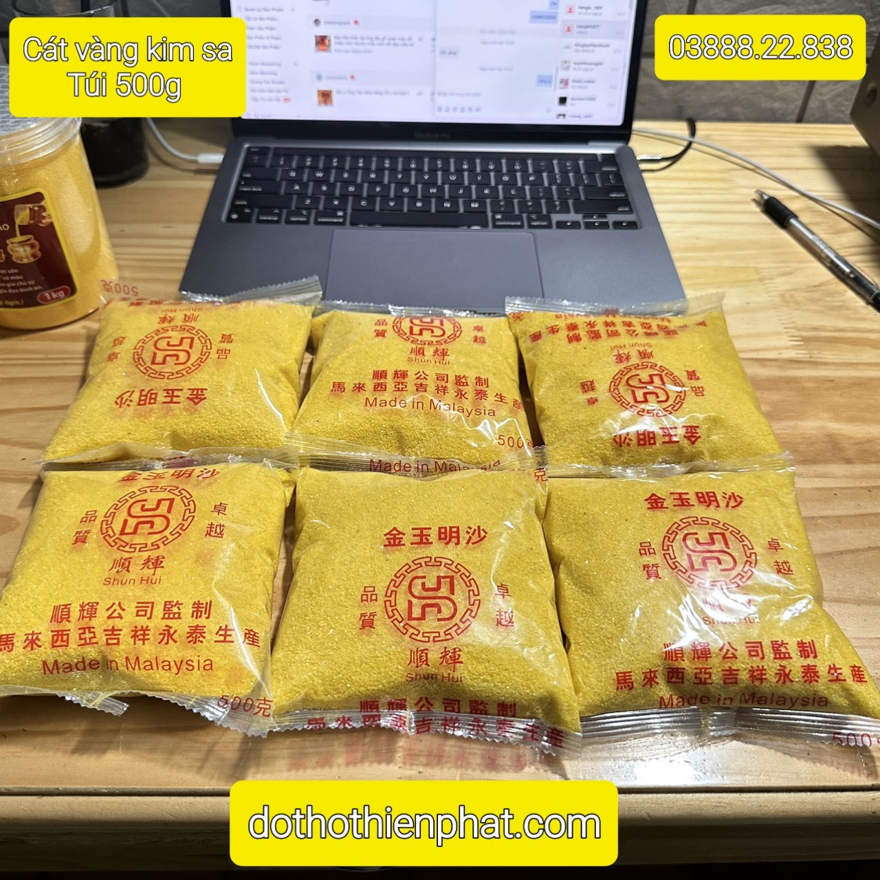 Cát vàng kim sa siêu rẻ 1kg / 500g
