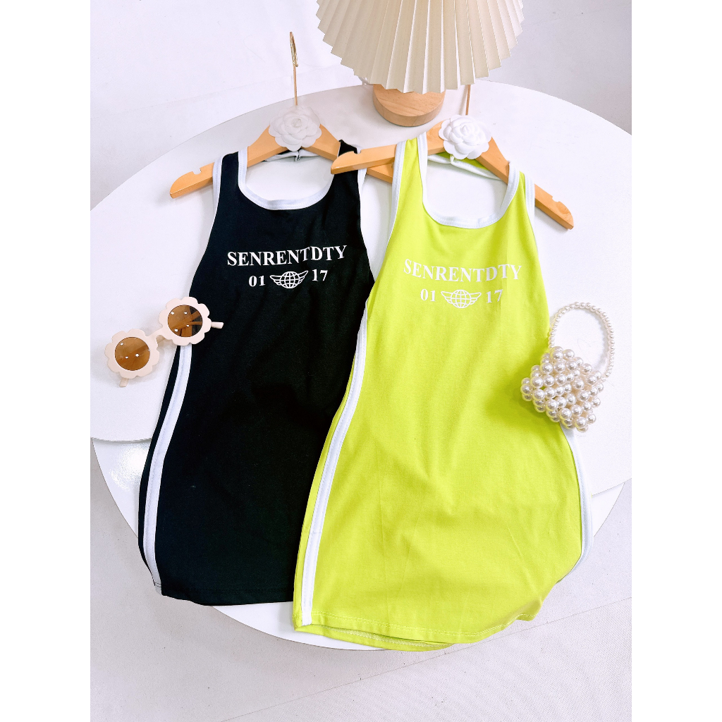 VÁY BODY BÉ GÁI CÁ TÍNH SIZE  8-20KG(BDXD)