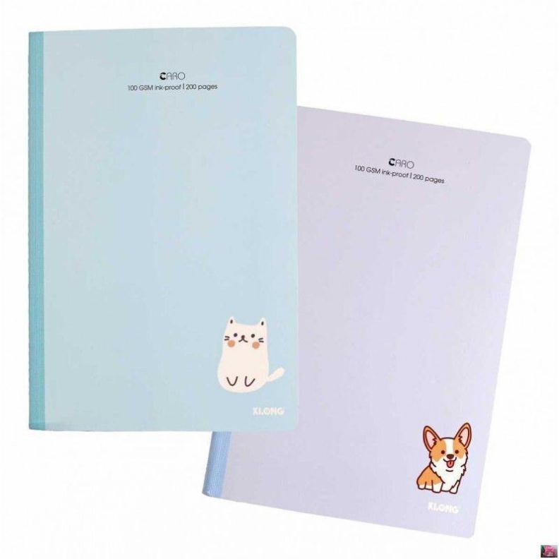 Vở may dán gáy caro b5 -200 trang; ms: 836