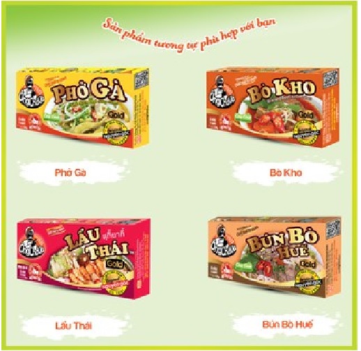 Viên Gia Vị Phở Bò Gold Ông Chà Và 126g - Nấu Ngon Chuẩn Vị Không Cần Nêm Nếm