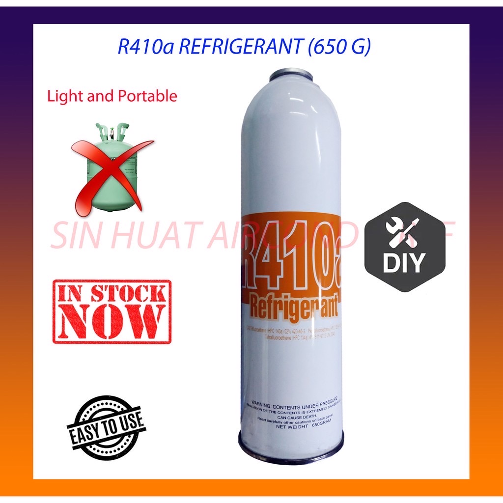 Gas lon máy lạnh refrigerant R410a {650gr}