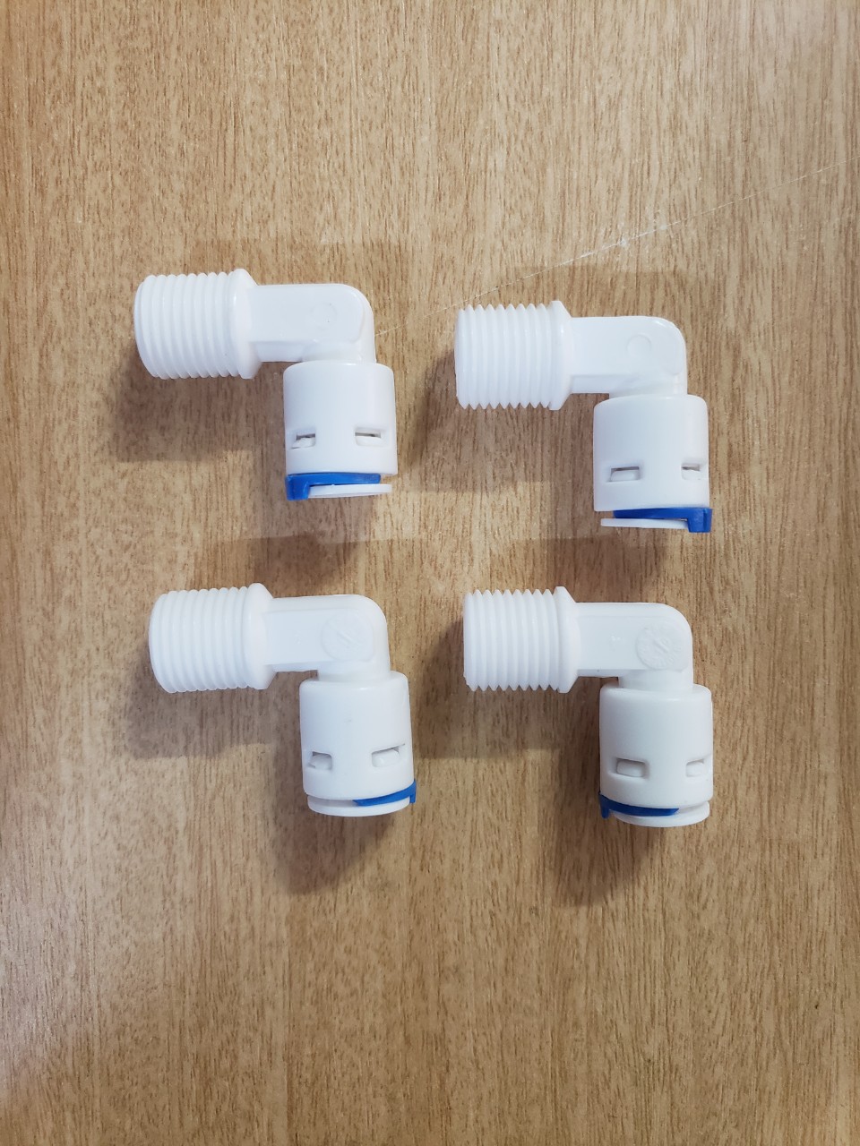 Combo 2 Cút Nối Ren 13, Dây 6mm - (Loại Góc, Kết Nối Vào 3 Cốc Lọc Nước)