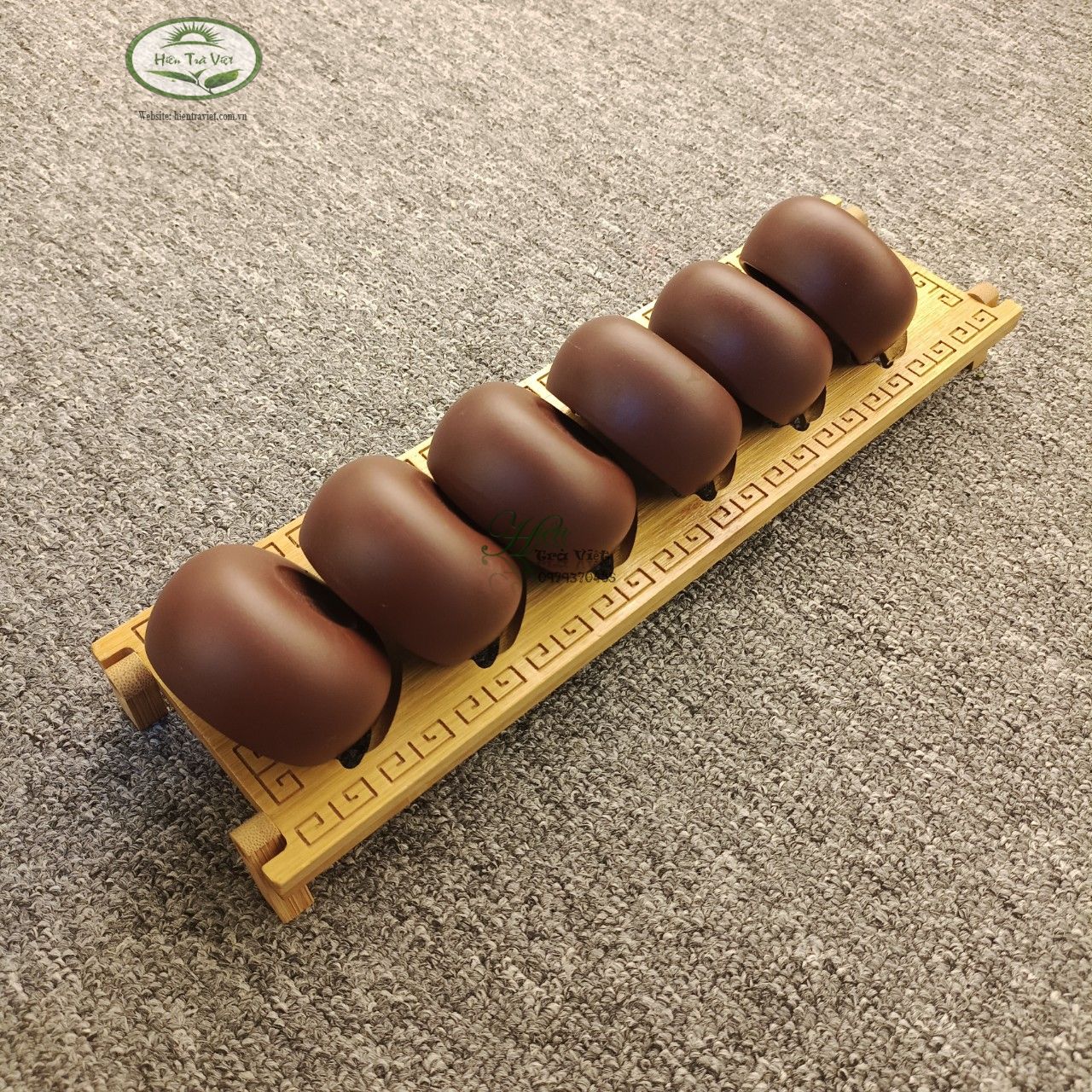 Gác chén trà gỗ - gác chén trà tre 3 kiểu dáng