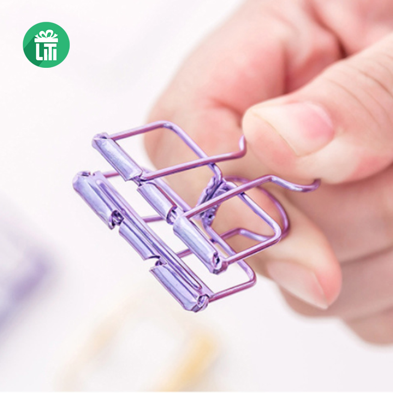 Kẹp Giấy / Kẹp Bướm Kim Loại (Kiểu dáng độc đáo)