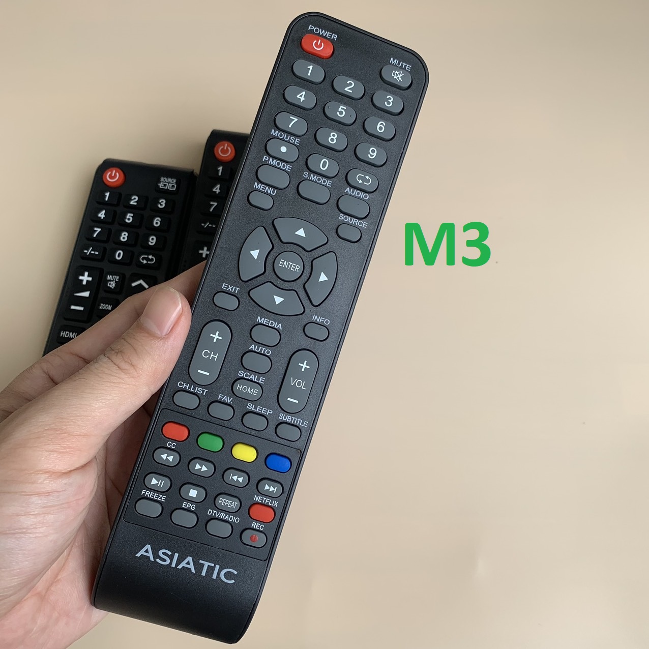 Original Asiatic TV control smart/LED/LCD Asiatic TV remote 100% new with battery gift ionic remote control