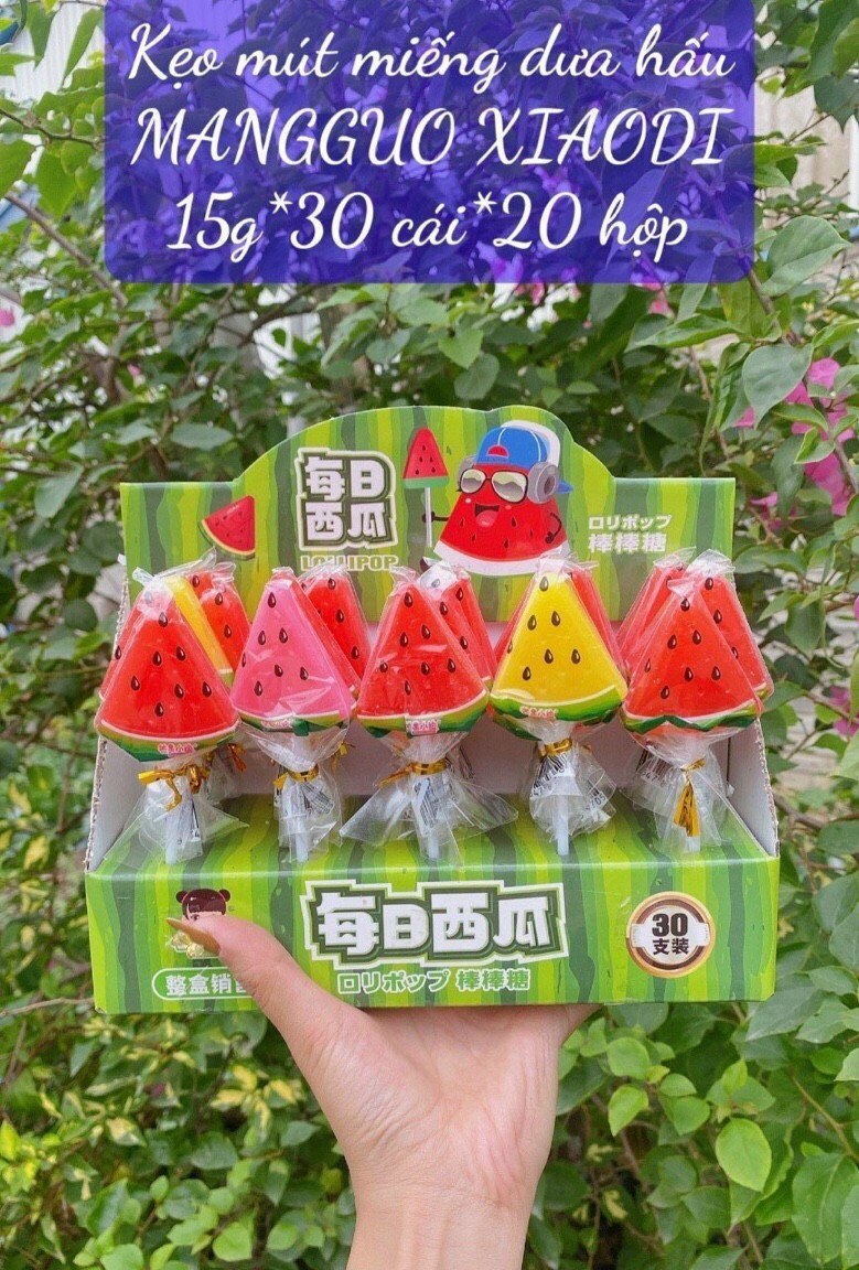 Combo 3 chiếc kẹo mút nhiều hình siêu hot