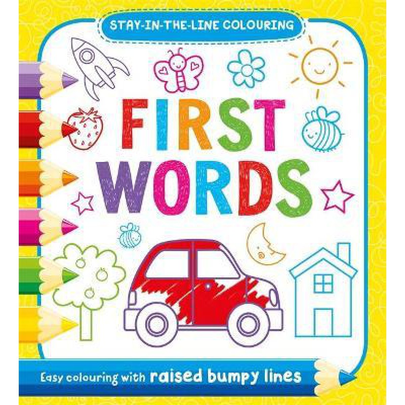 Sách tô màu cho bé bumpy colouring: first words - bookmedi