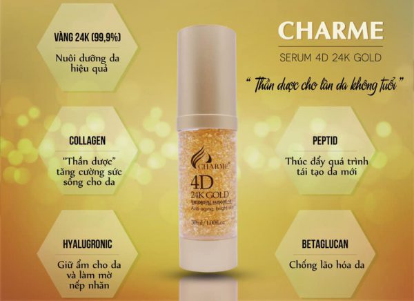 SERUM VÀNG 24K AMPOULE mẫu mới
