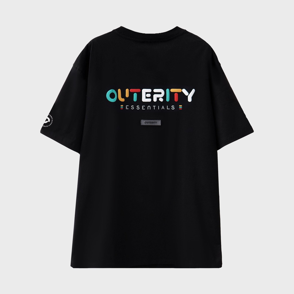 Áo thun Outerity Rainbow Đen Ver2.0 - ORP143BLK
