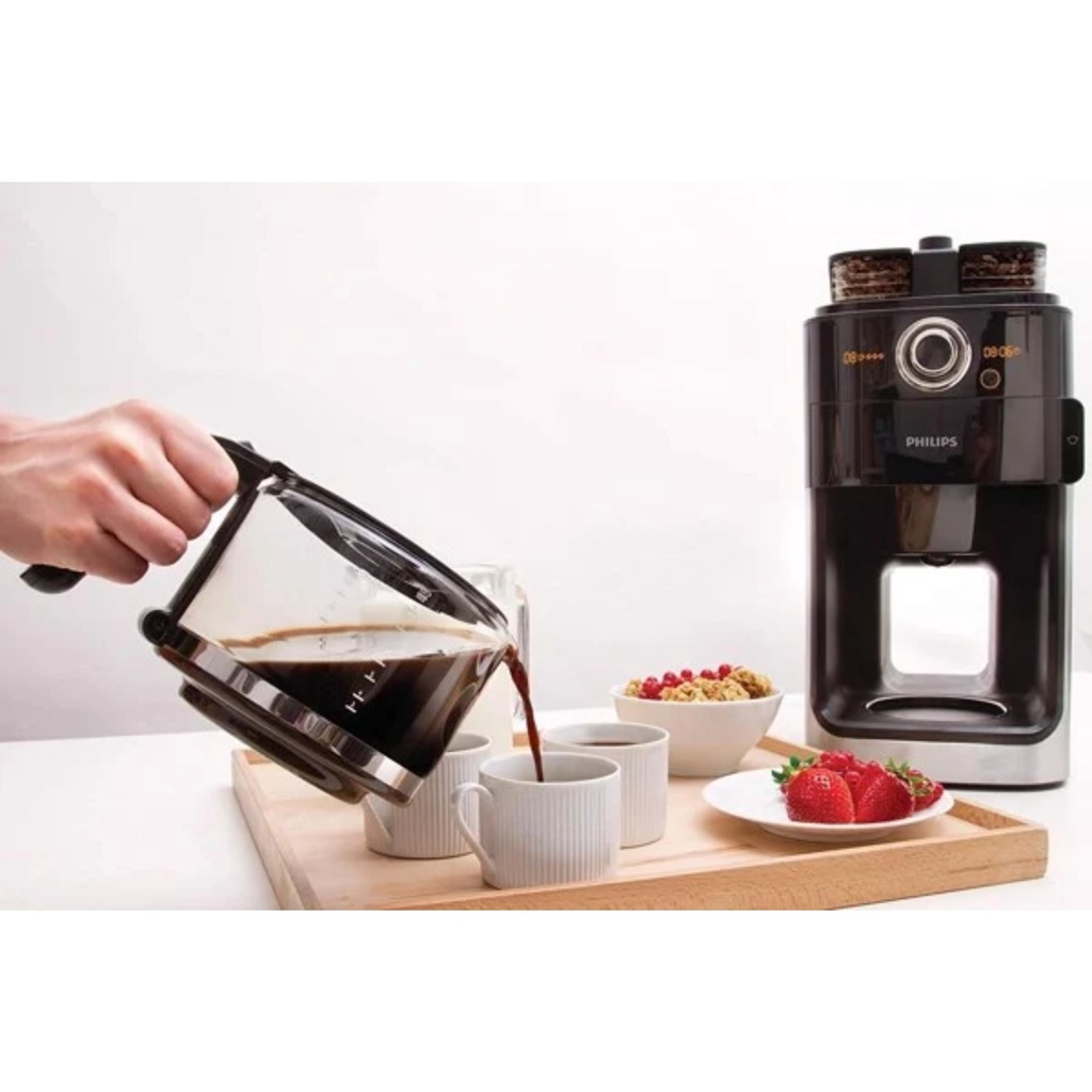 Máy Pha Cafe Philips Hd7769, 9 Mức Xay, Pha Vị Cà Phê Tuỳ Ý [Nhập Đức ]