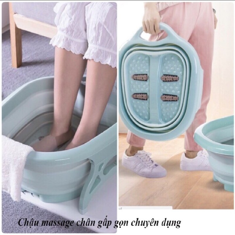 CHẬU NGÂM VÀ MÁT XA CHÂN GẤP GỌN CHUYÊN DỤNG