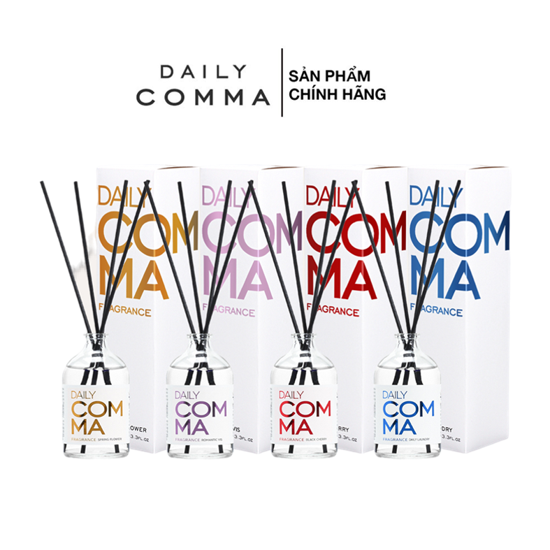 [HCM]TINH DẦU KHUẾCH HƯƠNG DAILY COMMA CRYSTAL HOLOGRAM DIFFUSER 100ML (MẪU MỚI NHẬP KHẨU)
