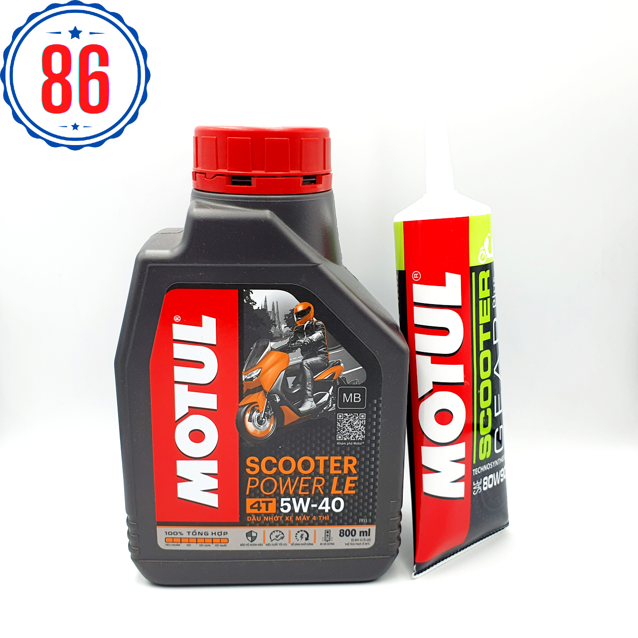 Combo nhớt xe tay ga Motul Power Le 800ML + nhớt hộp số