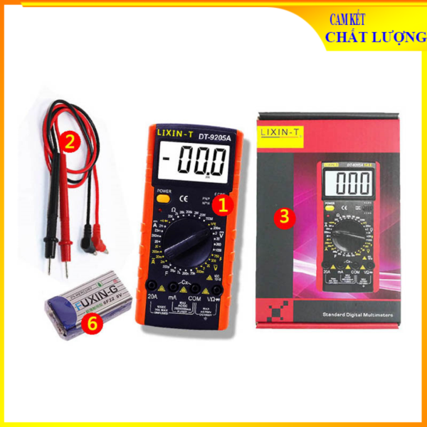 Bảng giá Đồng hồ điện vạn năng điện tử LIXIN T DT-9205A - đo điện áp tụ điện và nhiều chức năng khác - Hàng chuẩn