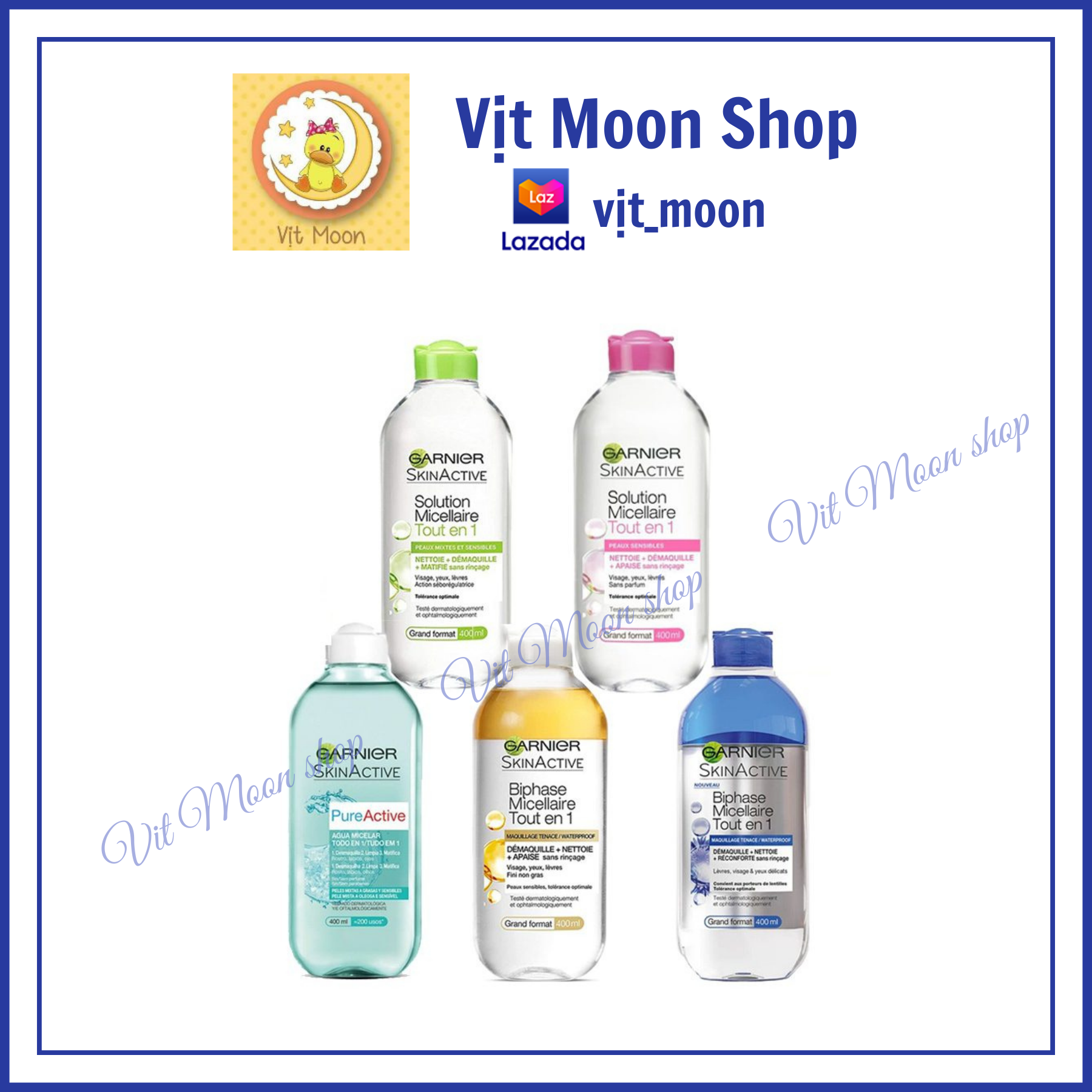 nước tẩy trang garnier 400ml