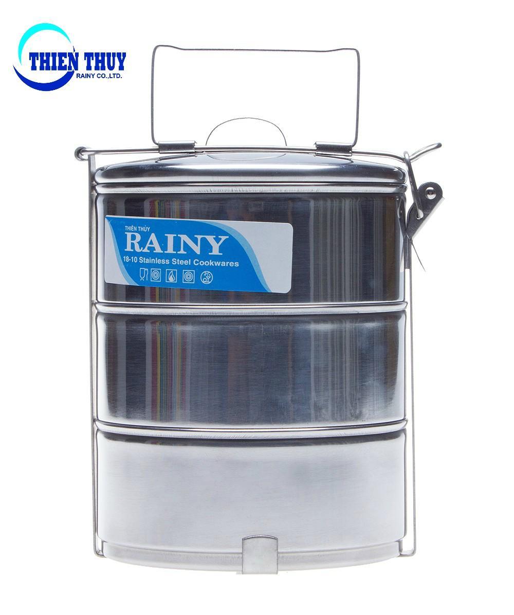 Camen đựng cơm Rainy Inox 3 Ngăn RN-3NTT