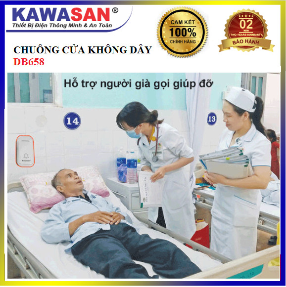 CHUÔNG CỬA KHÔNG DÂY KW-DB658